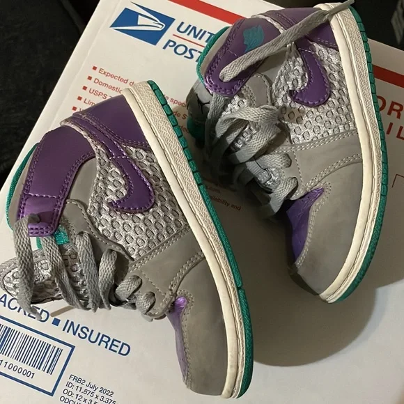 Purple Jordan AJ 1 - Picture 10 of 11